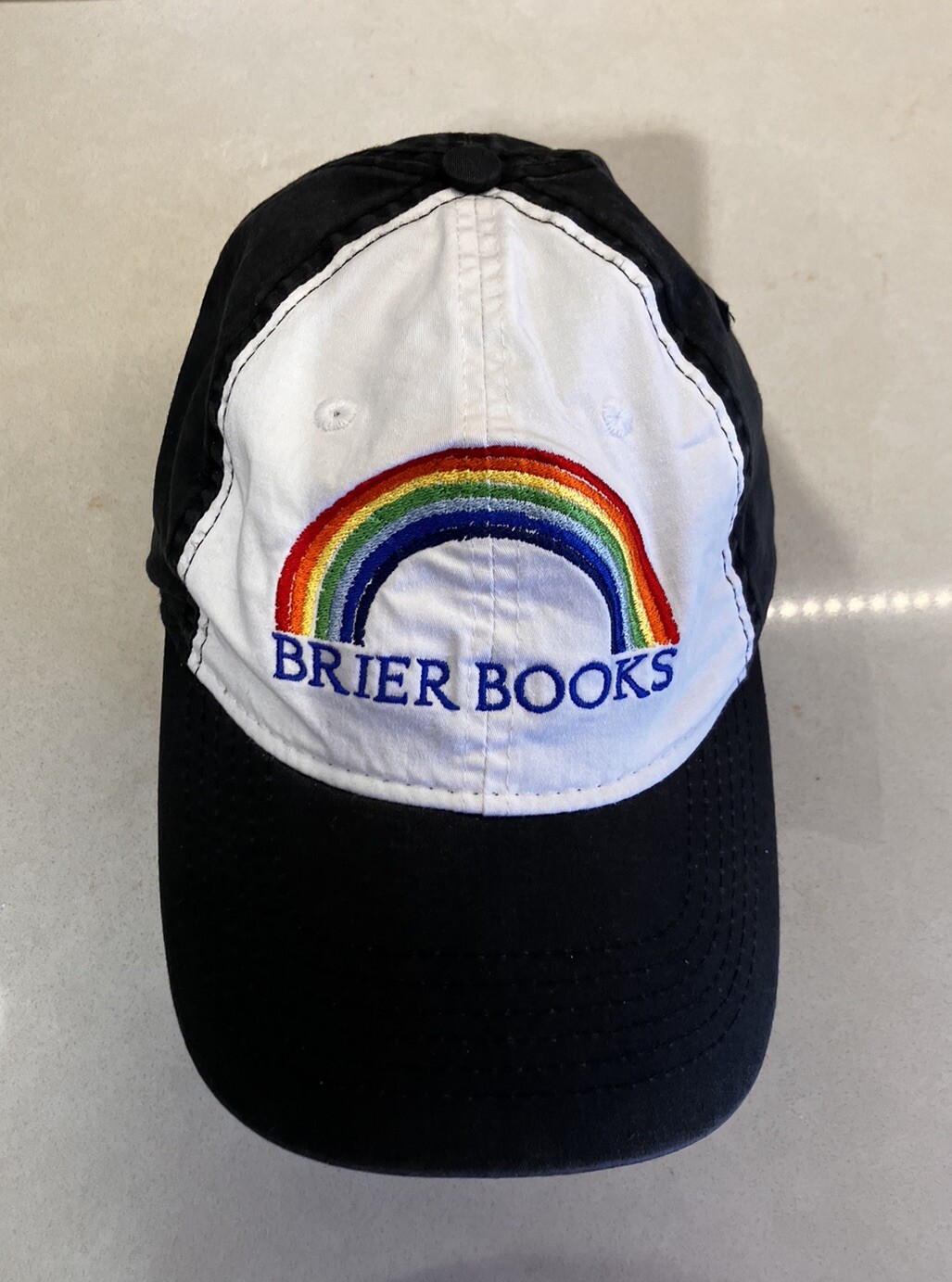 Baseball Cap Hat Rainbow LGBTQ Brier Books Buckle Strapback Bookstore Cotton