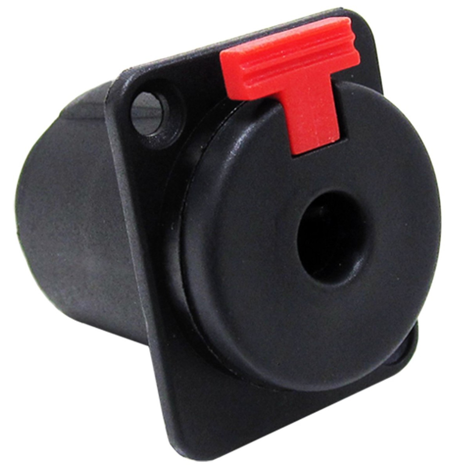 GLS Audio 1/4" Jacks TS and TRS Panel Mount Jack Locking Style D Series Size ...