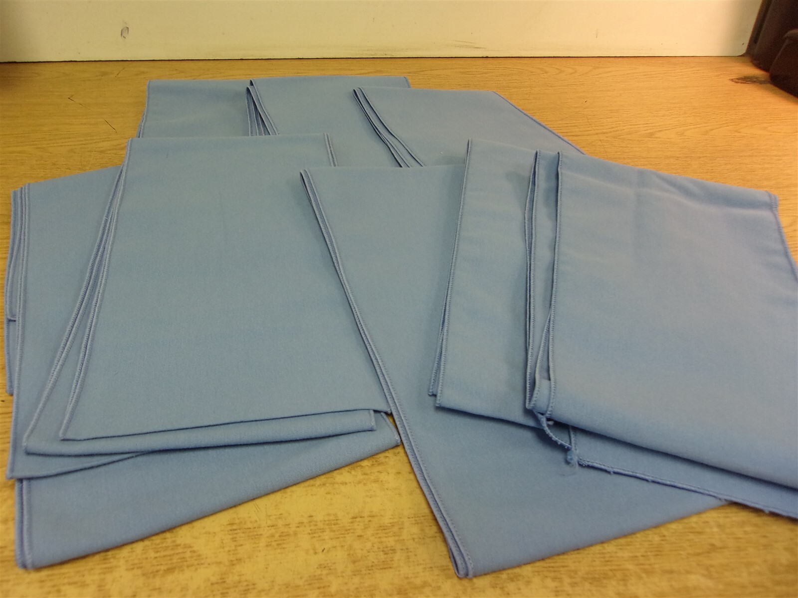 Lot of 8 Blue Table Runners 7"w X 8' Long *FREE SHIPPING*