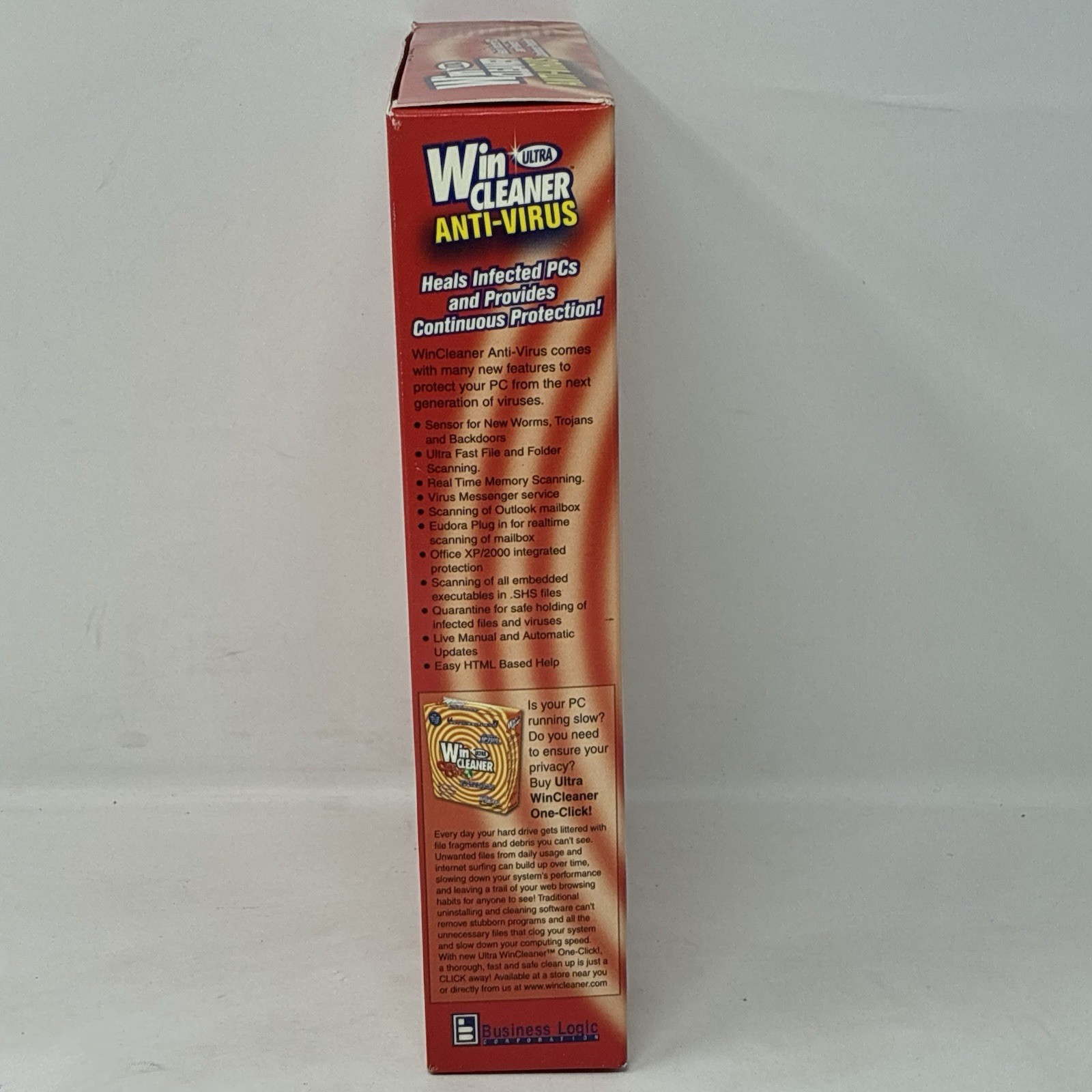Ultra WinCleaner Antivirus PC Software CD Windows XP 98 95 Full Retail Box