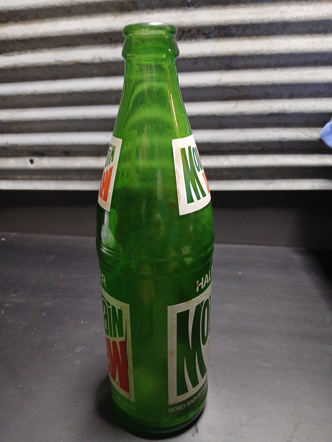 Mountain Dew Bottle Half Liter Glass Bottle Very Nice Condition