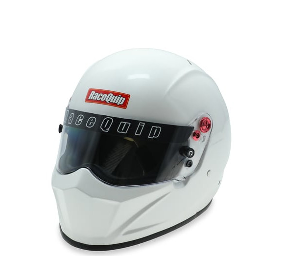 RaceQuip Vesta20 Full Face Helmet Pearl White 2XL Snell SA2020 286117RQP