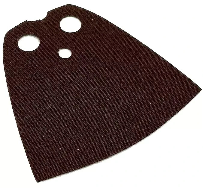 LEGO Stiff Dark Brown Cape for Minifigure - non Stretchable Fabric - GENUINE NEW