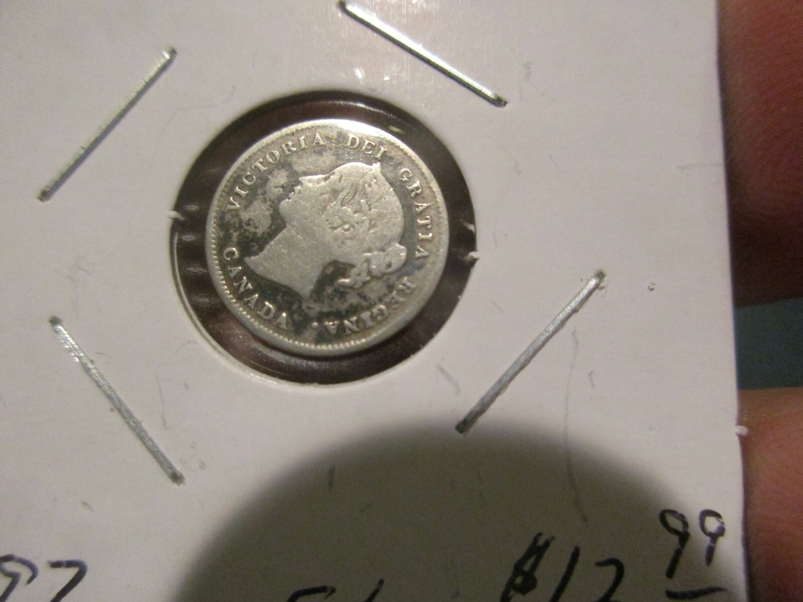 Canada - 1897 Silver 5 Cents - Queen Victoria