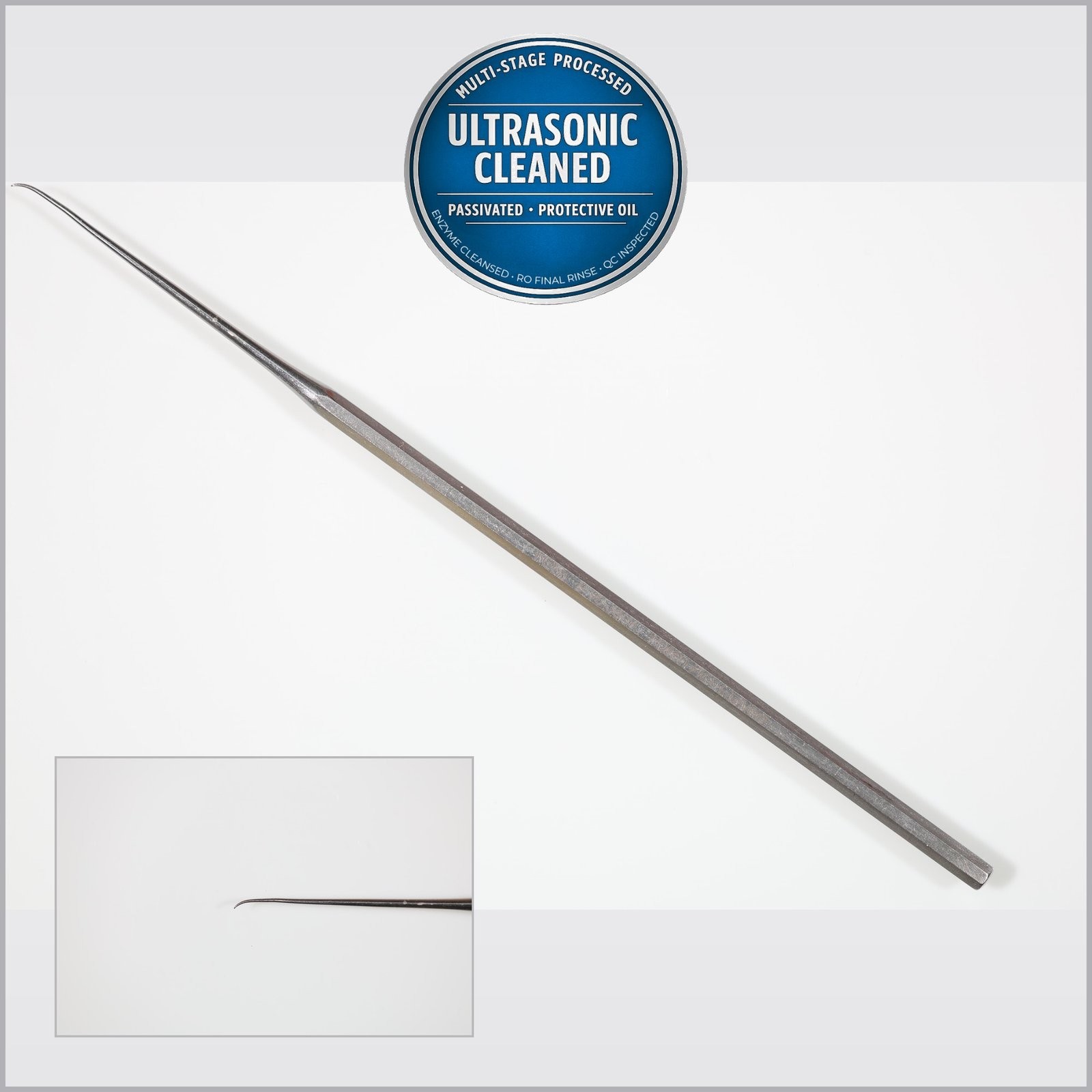 Boss 90-3601 Rosen Pick, Curved, 3mm Tip, 6-3/8in