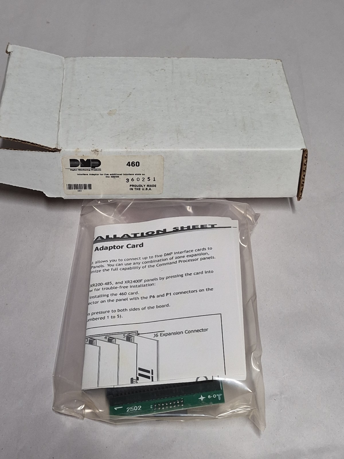 DMP 460 Interface Adaptor For Five Additional Interface Slots