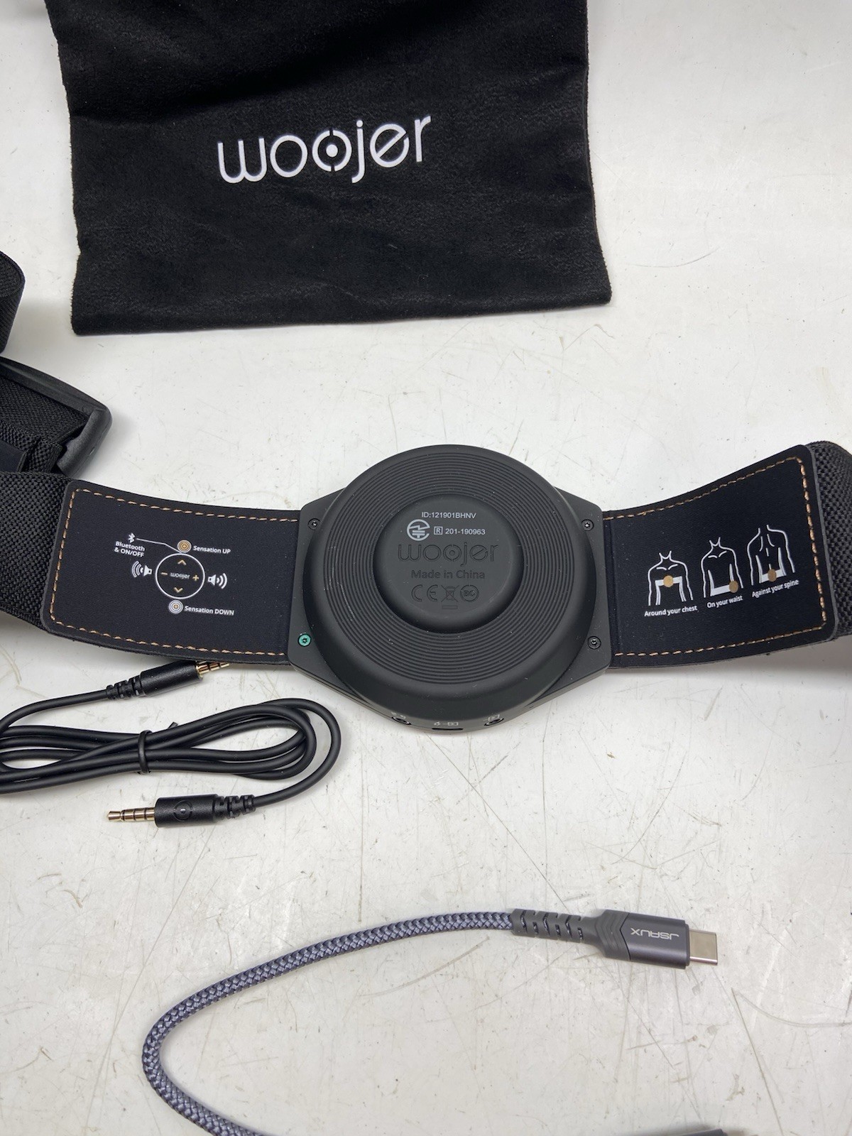 Woojer Strap Edge Haptic & Woojer Mini Wireless bluetooth VR, Working.