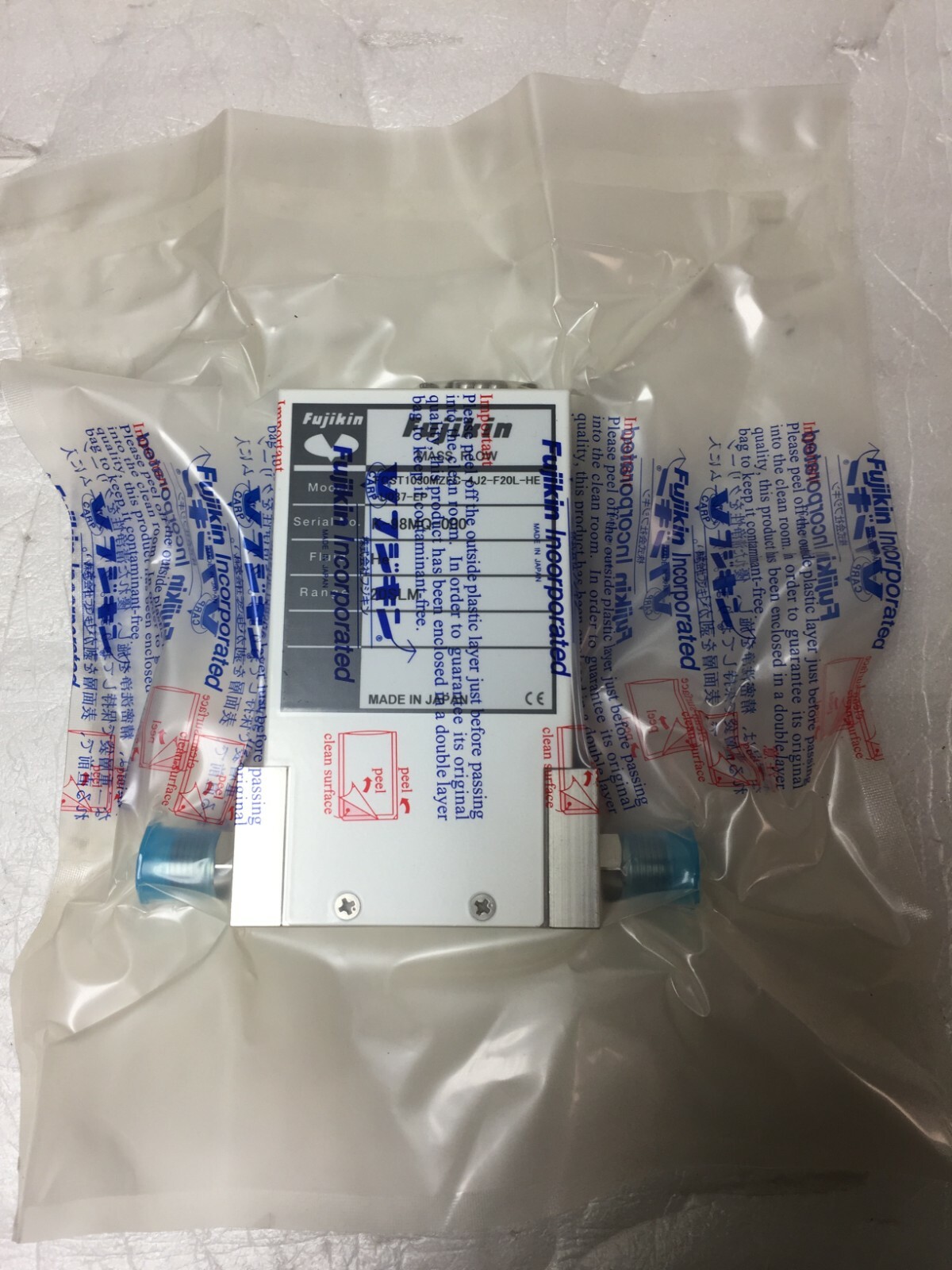 Fujikin FCST1030MZFC-4J2-F20L-HE-U037-EP Mass Flow Controller