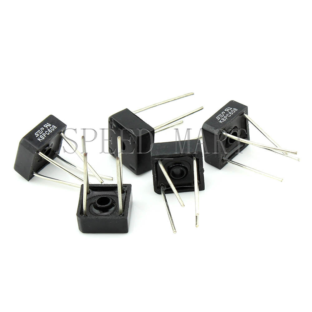 5 pcs KBPC608 Bridge Rectifier Gleichrichter 800V AC change DC 6A KBPC-608