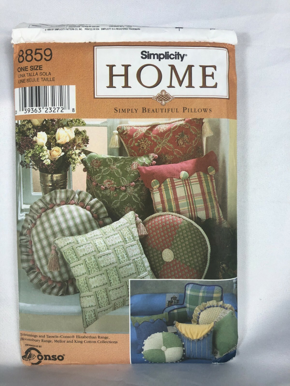 Simplicity Home Simply Beautiful Pillows 8859 One Size