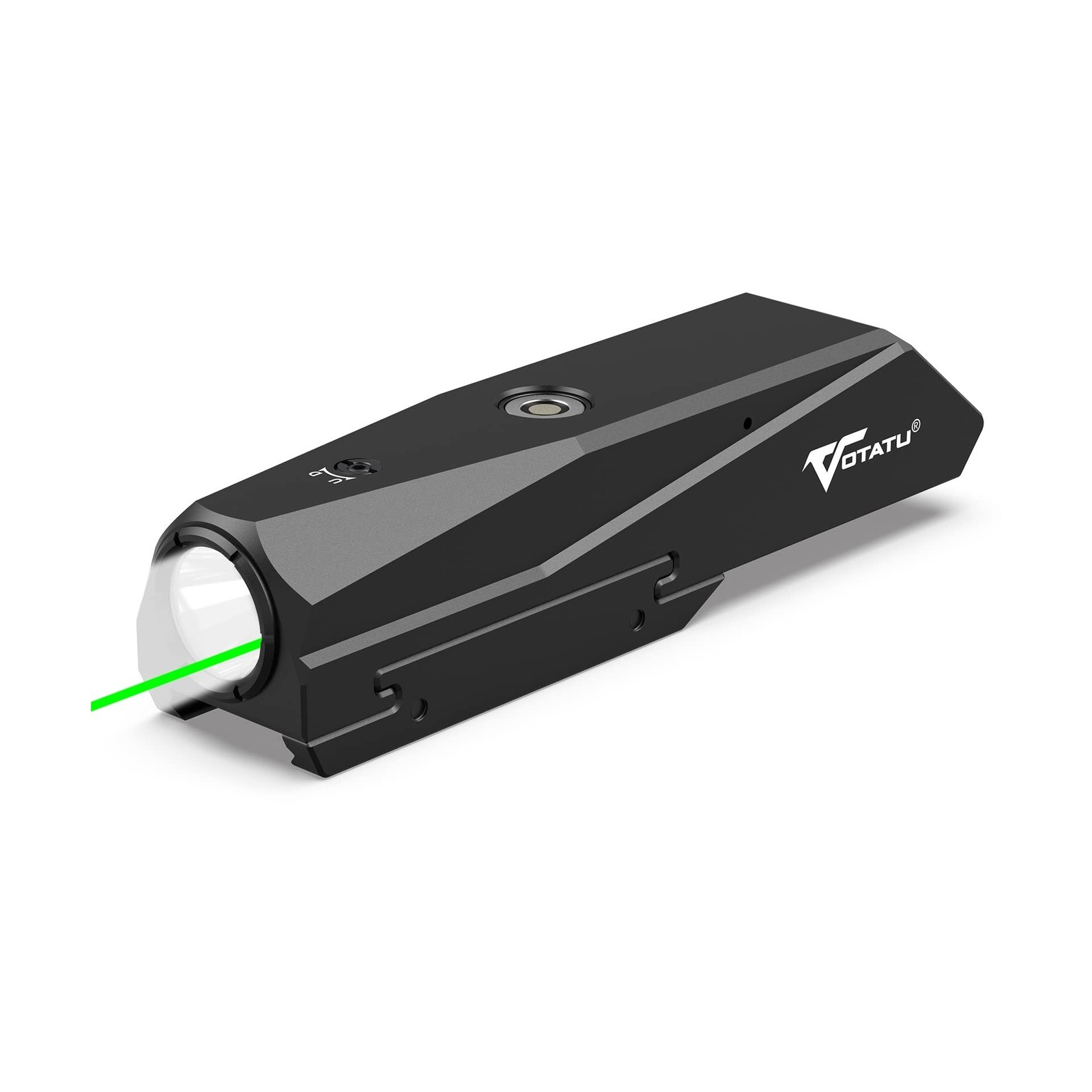 VOTATU P9L-G Tactical Light Laser Combo - 1600 Lumens LED & Green Laser Sight...