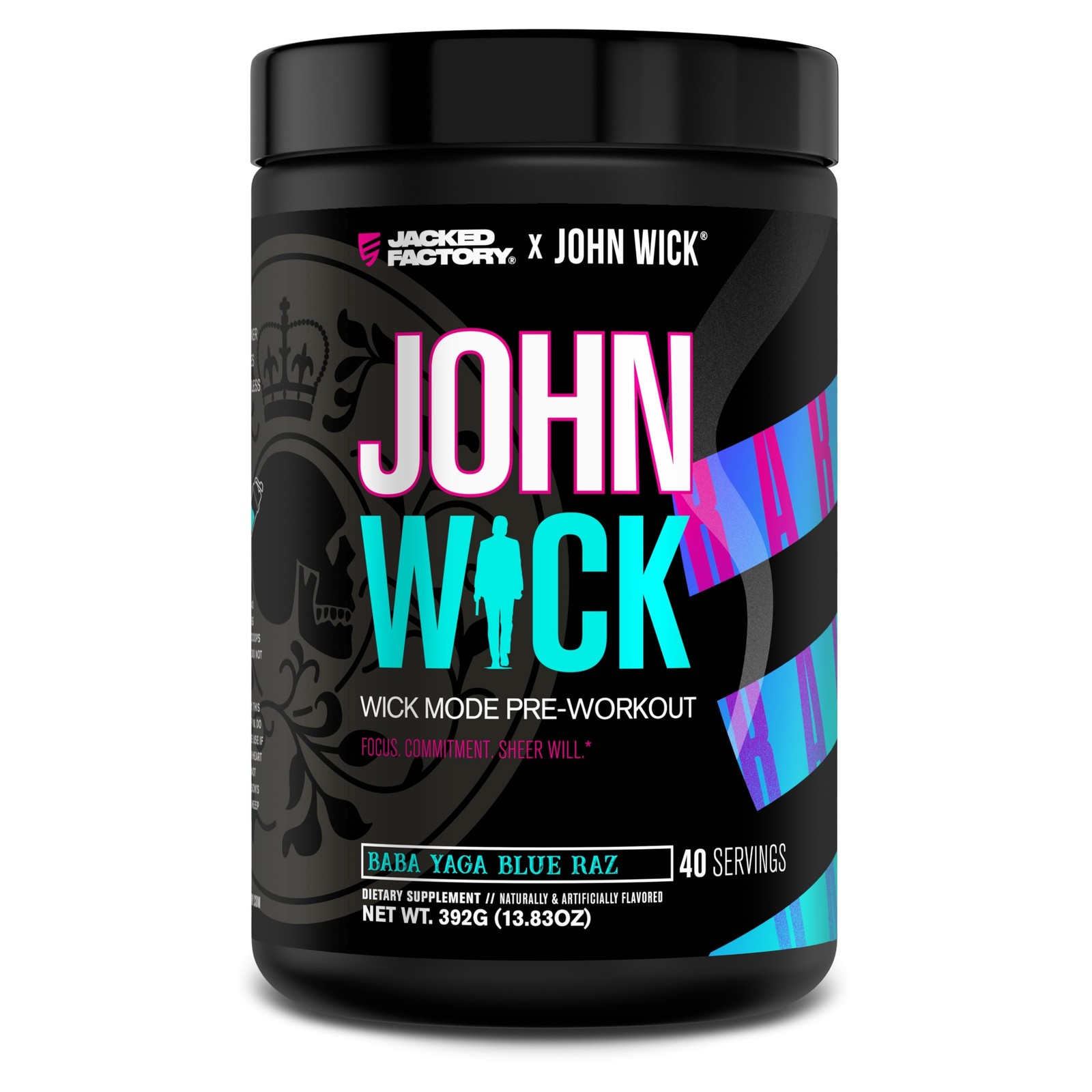 Jacked Factory X John Wick - Mode Pre Workout 40 Servings (Pack of 1)
