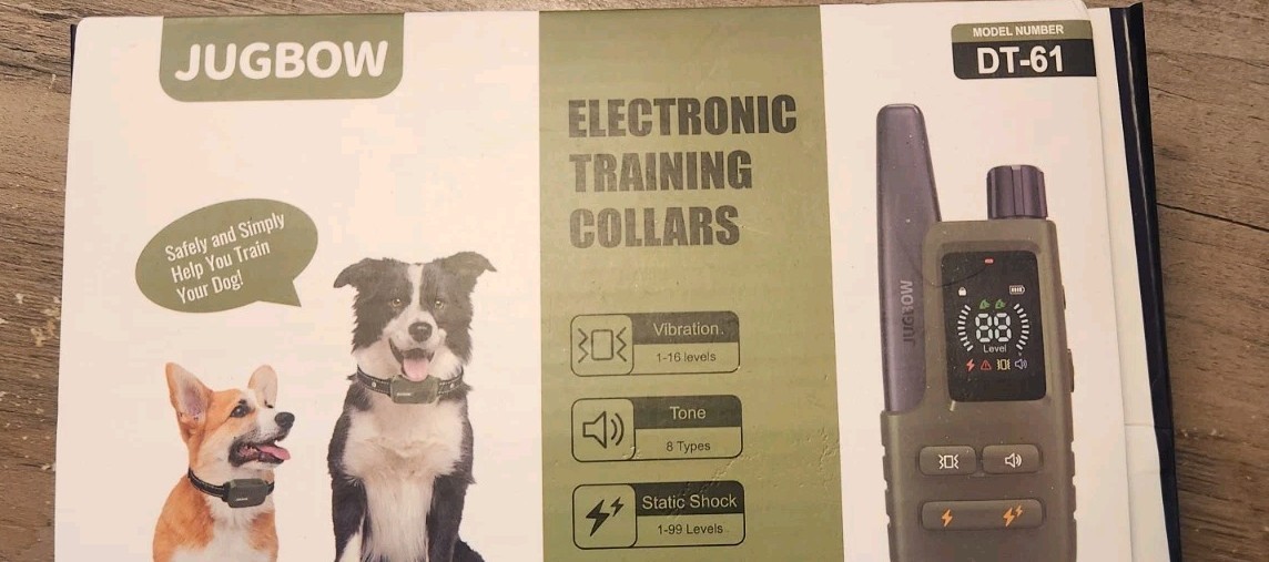 JUGBOW DT-61 Electronic Dog Training Collar with Remote - Open Box, Unused