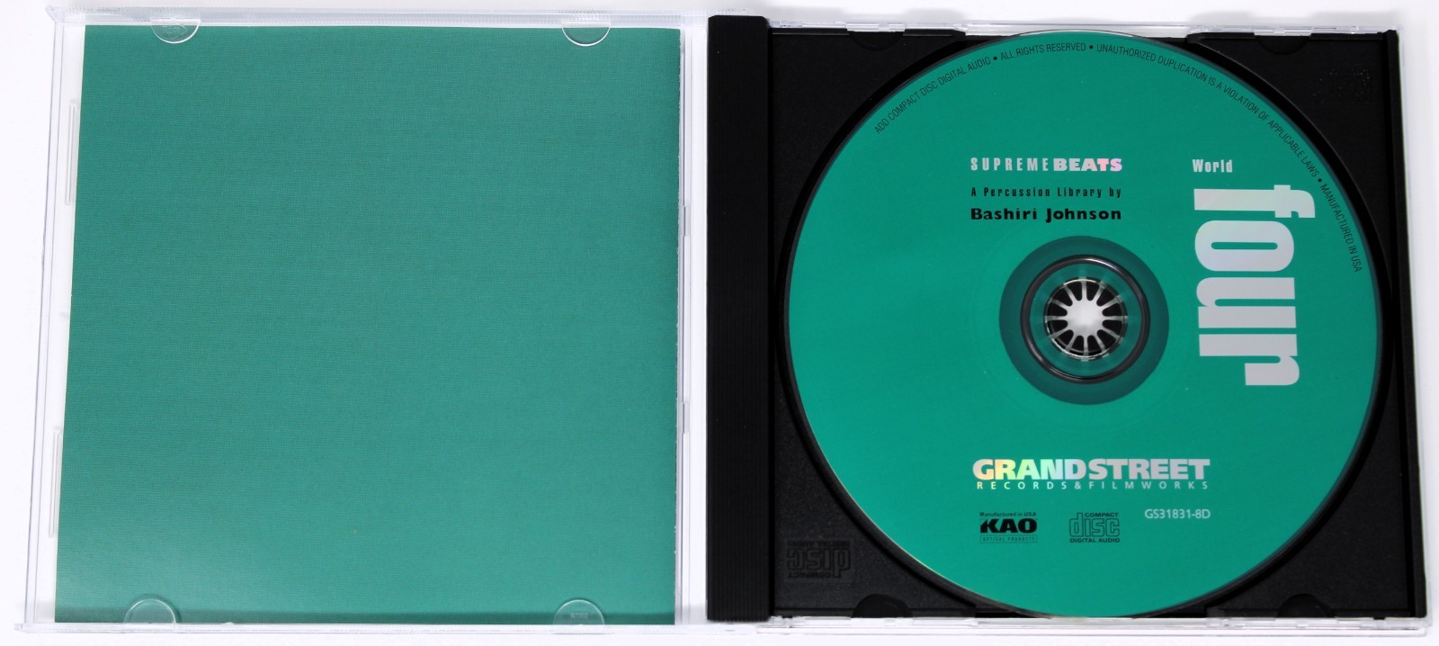 Grand Street Supreme Beats Bashiri Johnson Sound Library/Sampling 4 CD Box Set