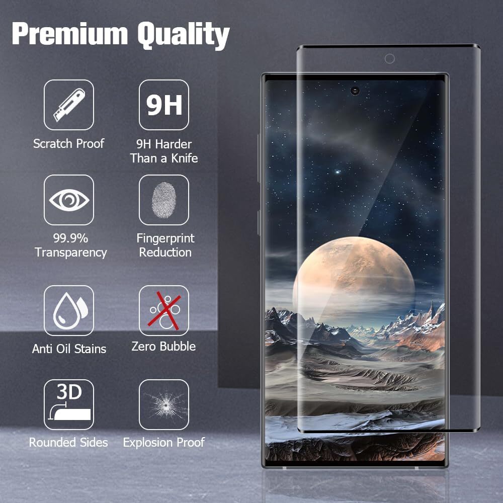 5-Pack Tempered Glass Screen Protector For Samsung Galaxy Note 10 Note 10+ Plus