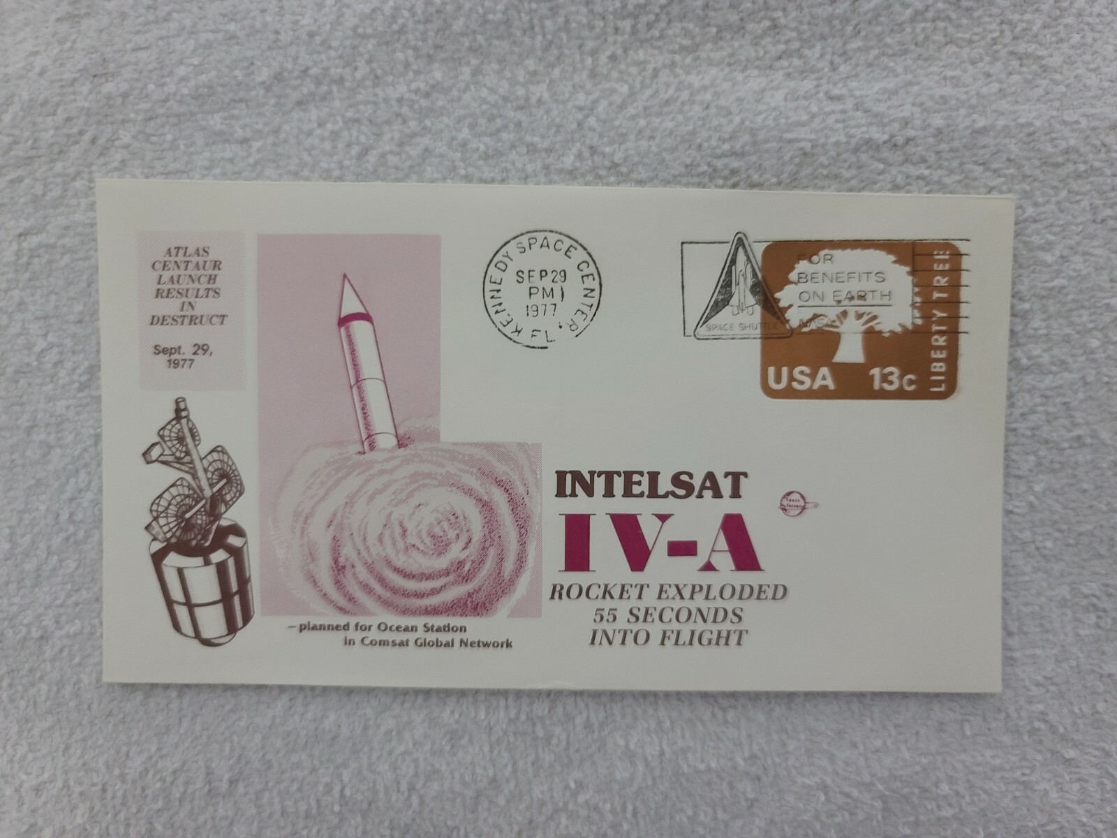 INTELSAT IV-A (Intelsat-4A 5) 09/29/77 | Space Cover