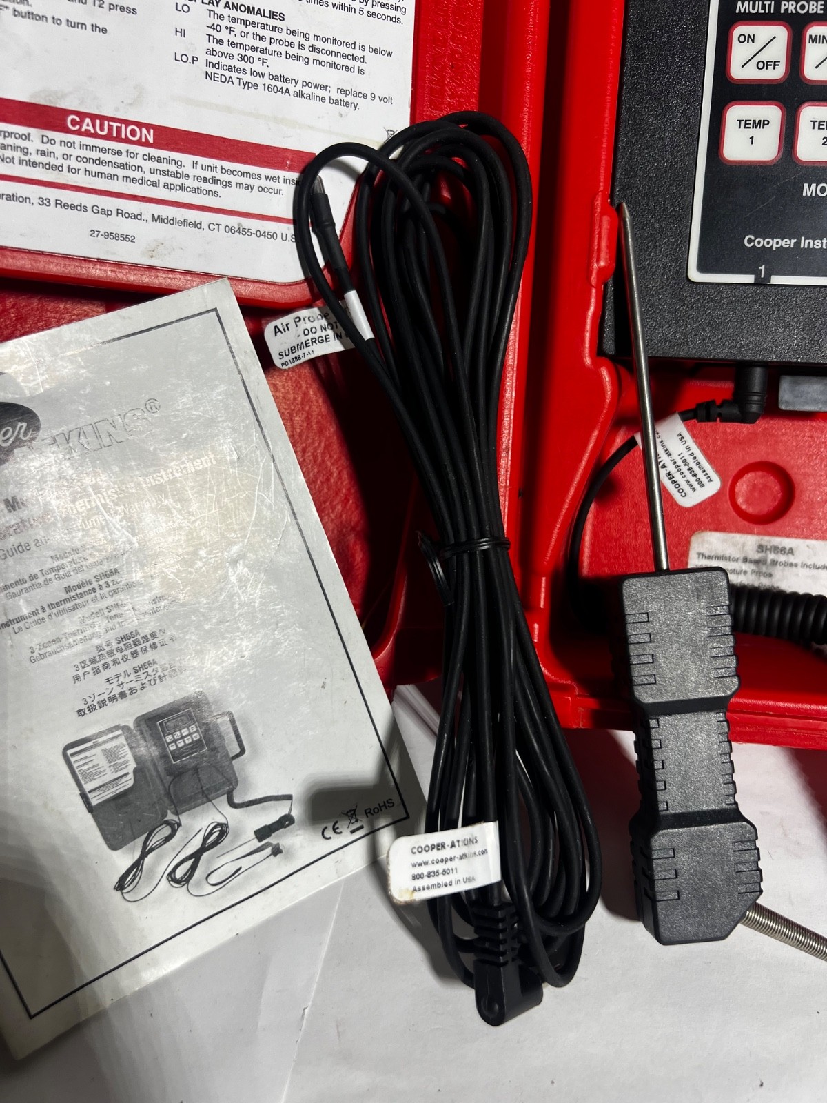 Cooper SH66A Multi Probe Temperature Instrument