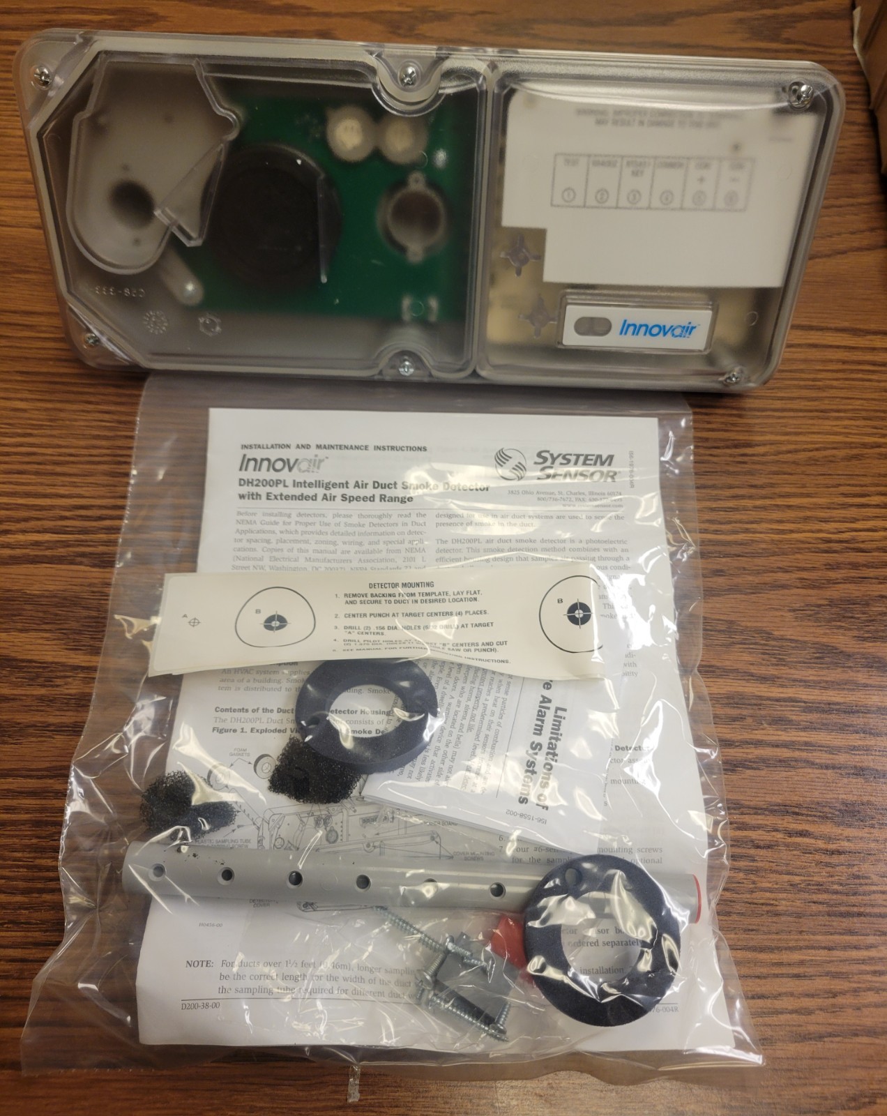 Innovair System Sensor DH200PL Intelligent Photoelectric Duct Smoke Detector