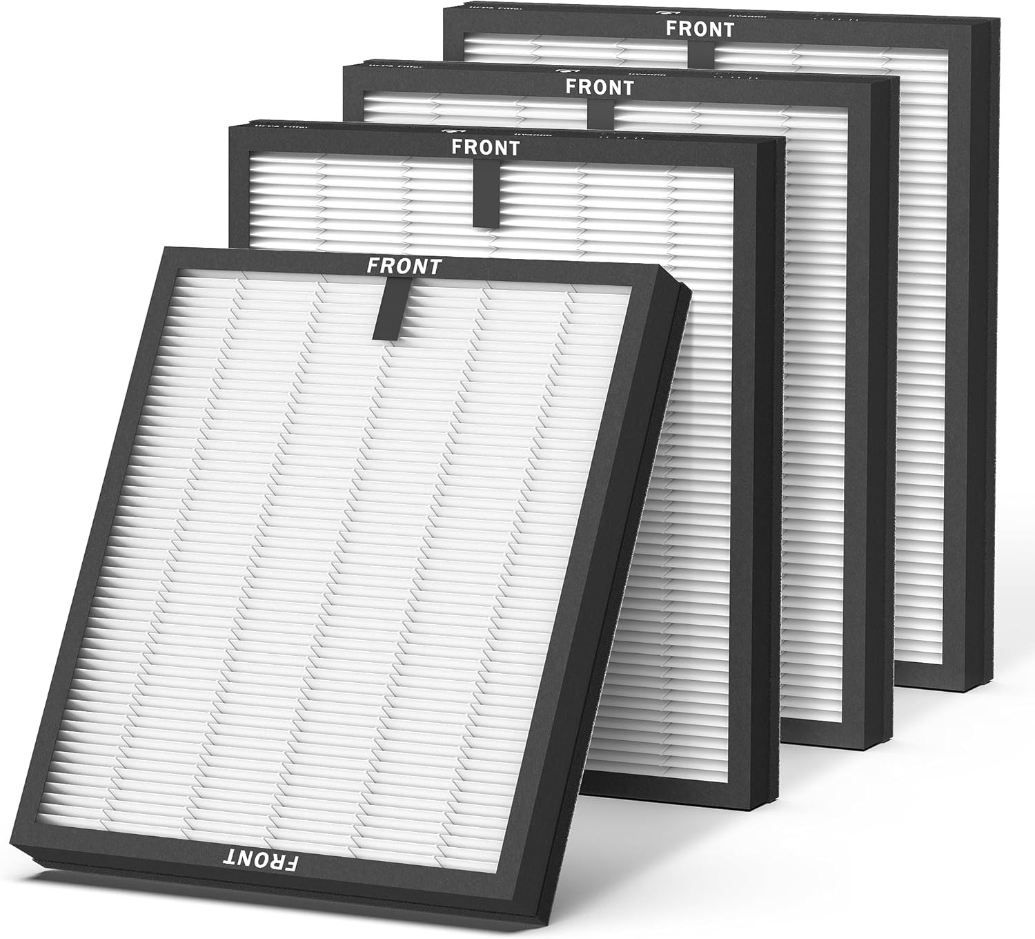 4 Pack HY4866 True HEPA Replacement Filters Compatible with MORENTO HY4866 Ai