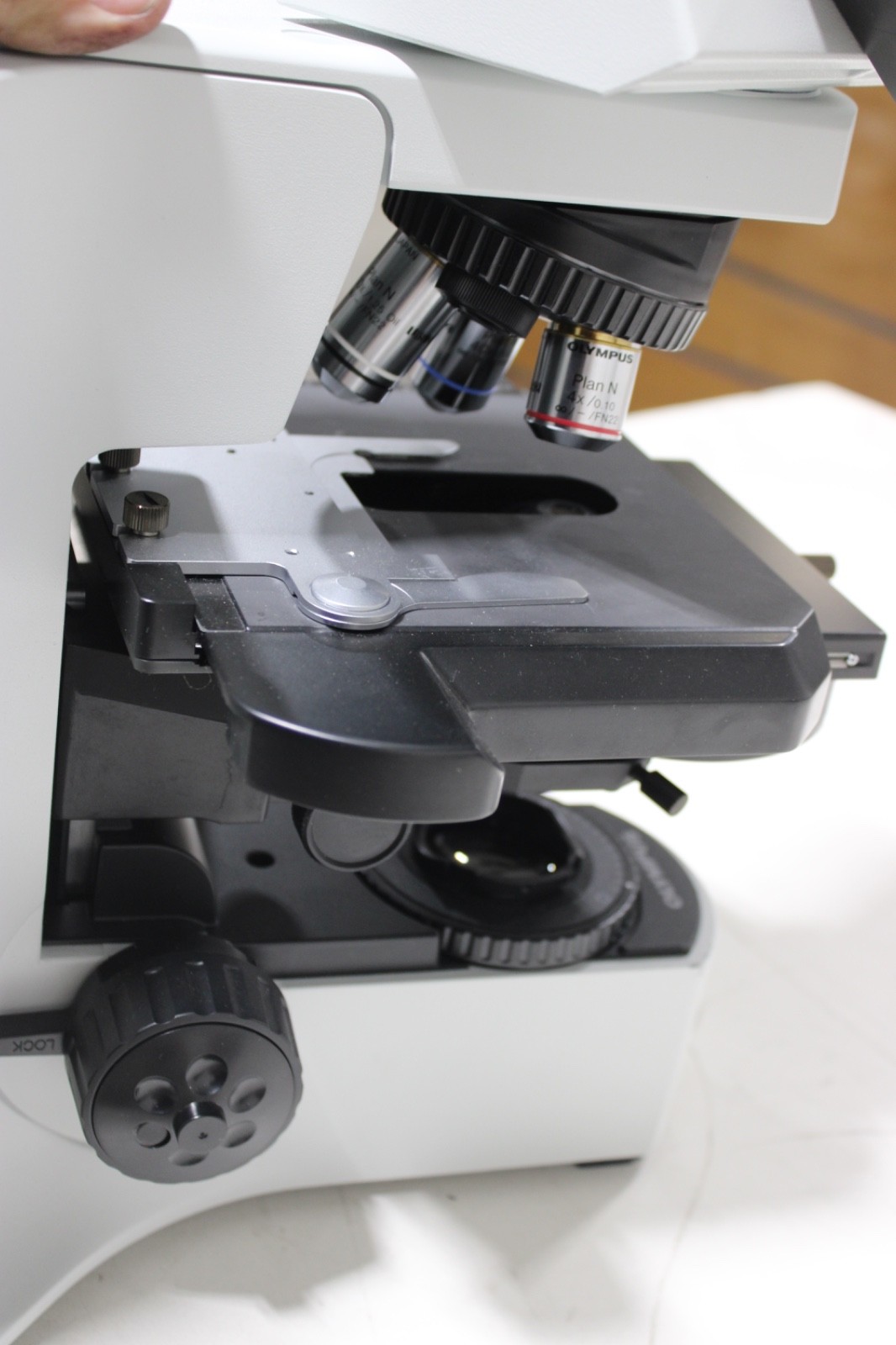 NICE Olympus BX41 Microscope with 4 Objectives
