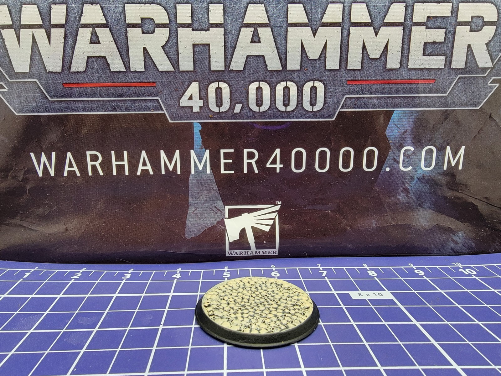 Custom Pro Painted Skulls Base x1 50mm Warhammer 40k Necromunda Made to Order