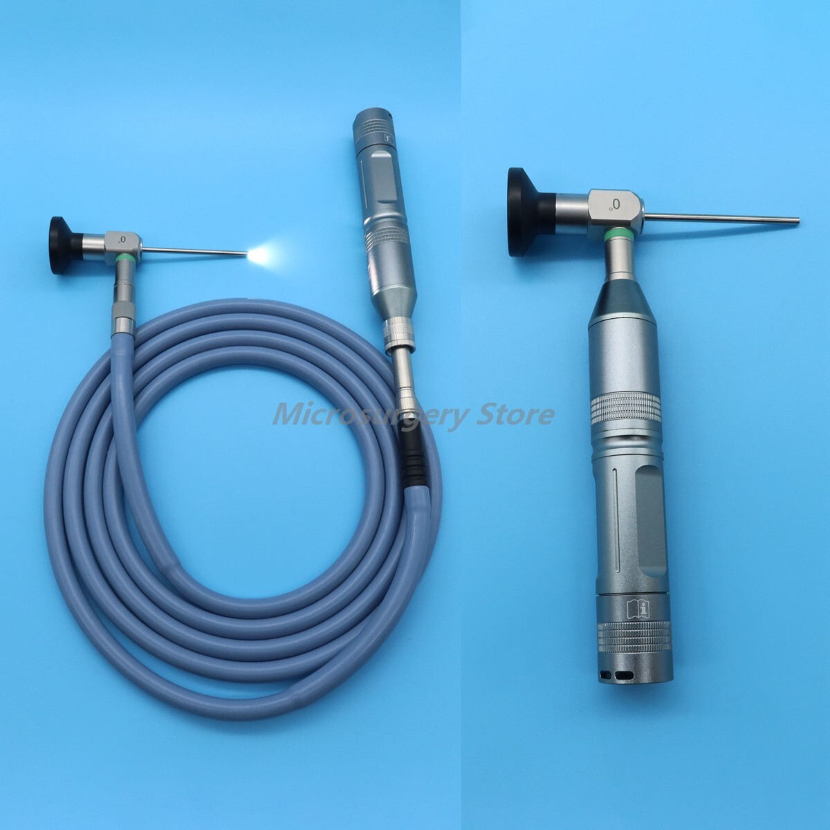 Portable Led Cold Light Source with Battery&Adaptor Connect to Wolf Light Cable
