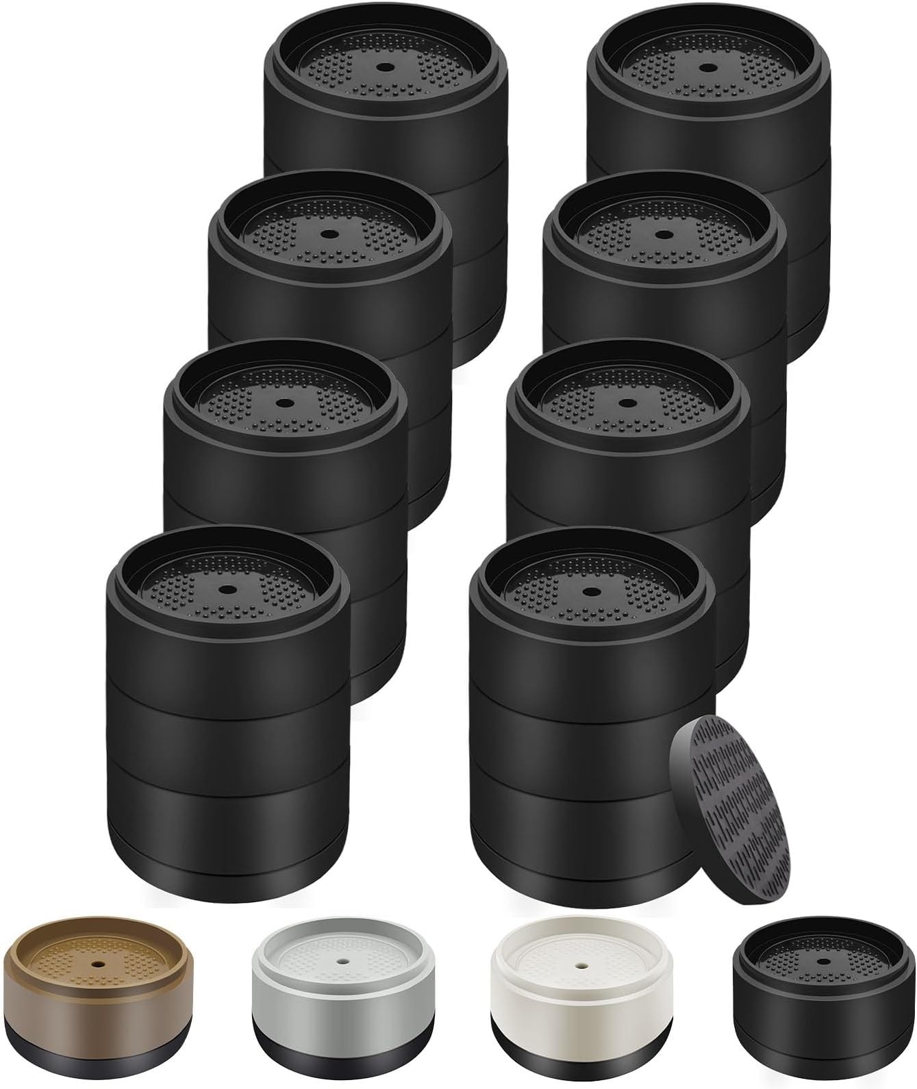 Furniture Risers Bed Risers Heavy Duty 1 inch, 2 inch, 3 inch, 4 inch Round A...