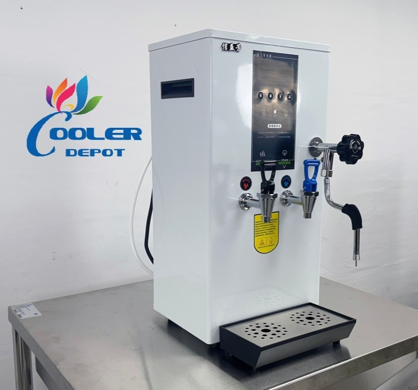 NEW 48L Commercial Milk Frother Auto Steamer Water Boiling Frothing Machine