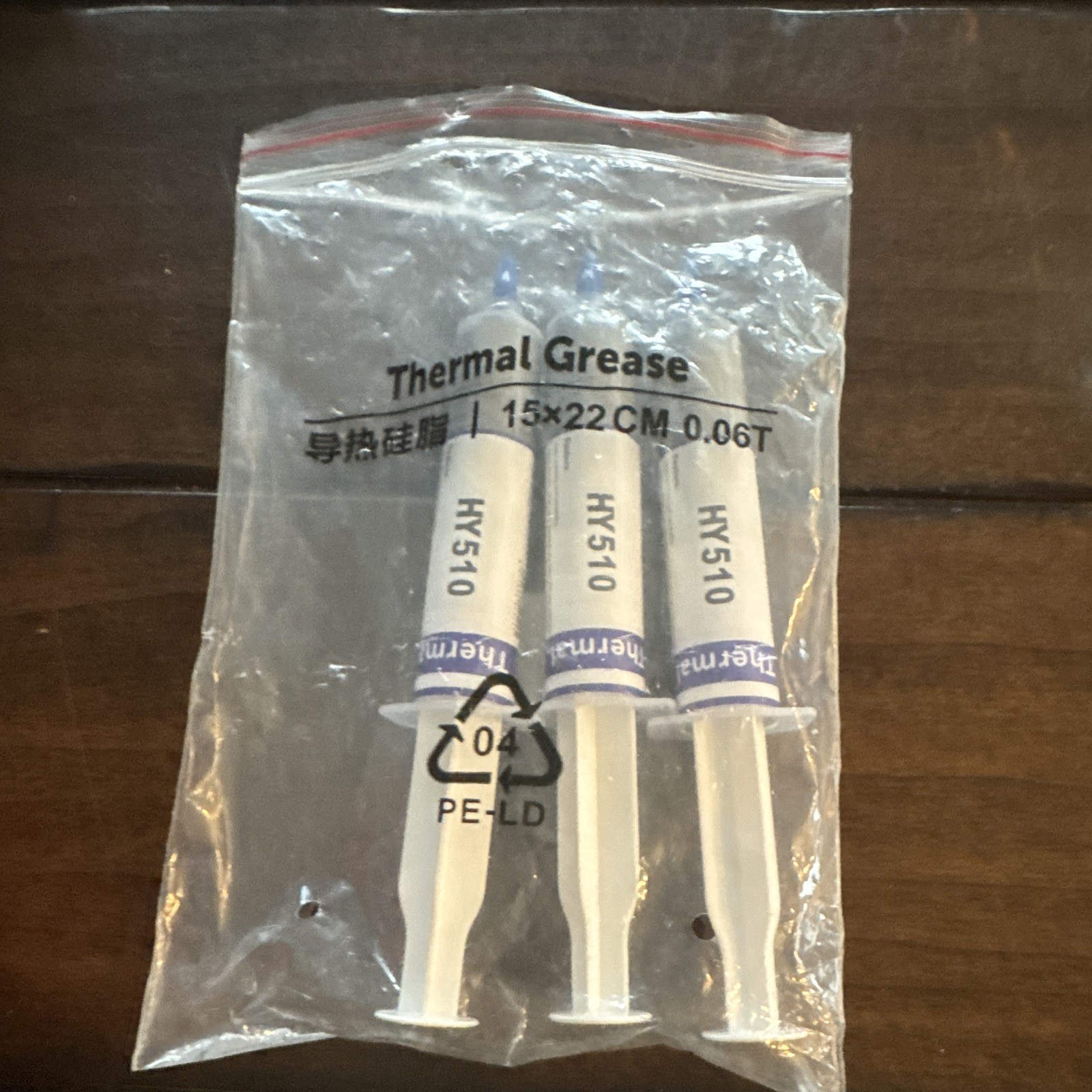 HY510 Thermal Grease, Gray Syringe 3-Pack, Universal Compatibility
