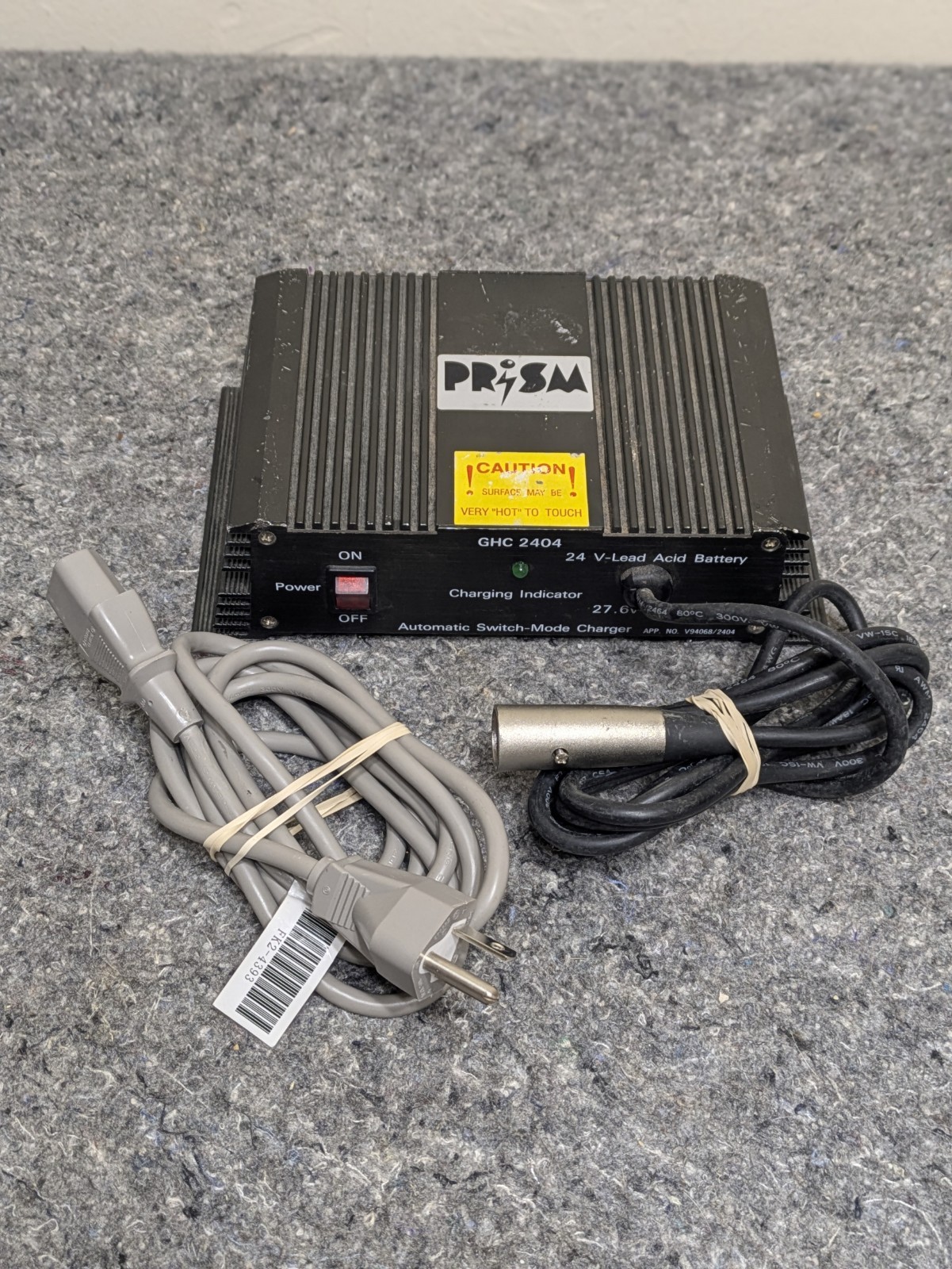 PRISM AUTO SWITCH-MODE 24V LEAD BATTERY CHARGER GHC-2404 3 Prong TESTED