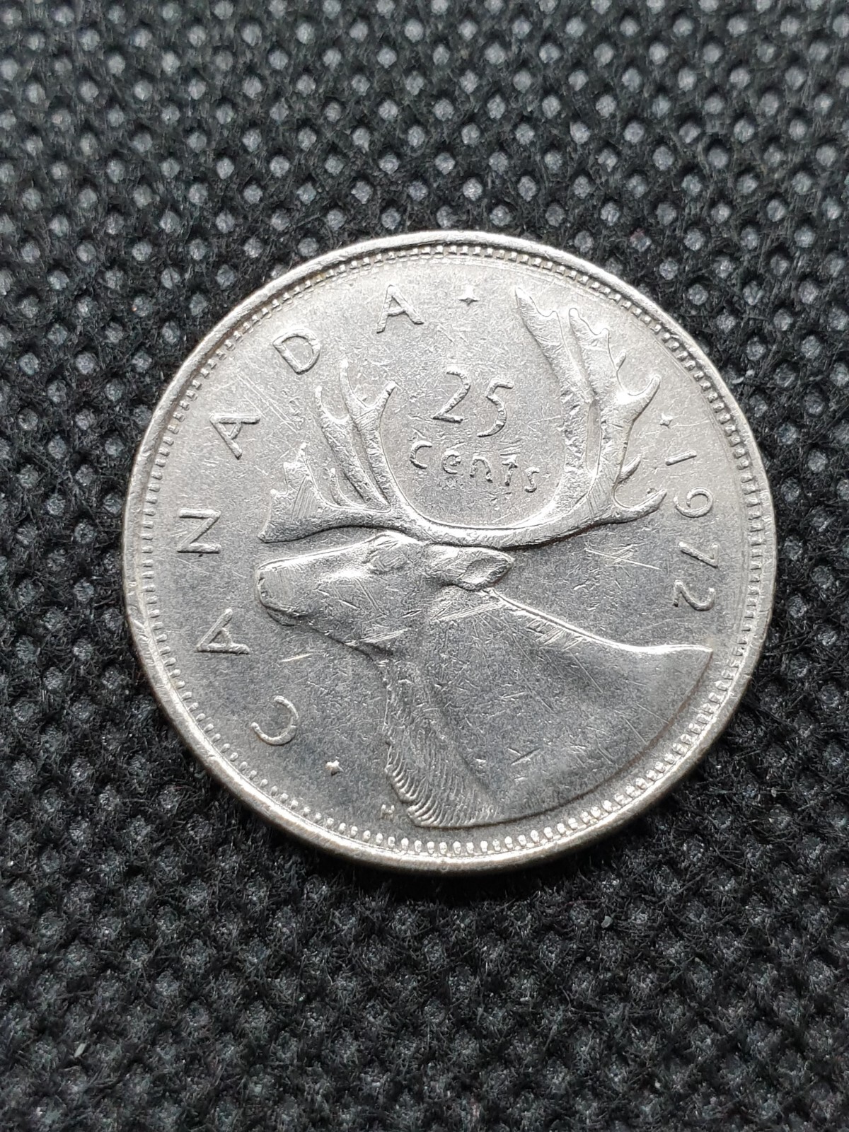 1972 Canada 25 Cents Coin - KM# 62b - Fine - # 23739