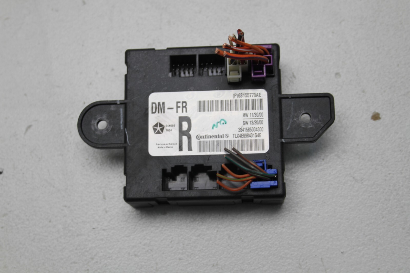 2011-2014 CHRYSLER 300 DODGE CHARGER PASSENGER FRONT DOOR CONTROL MODULE OEM K16
