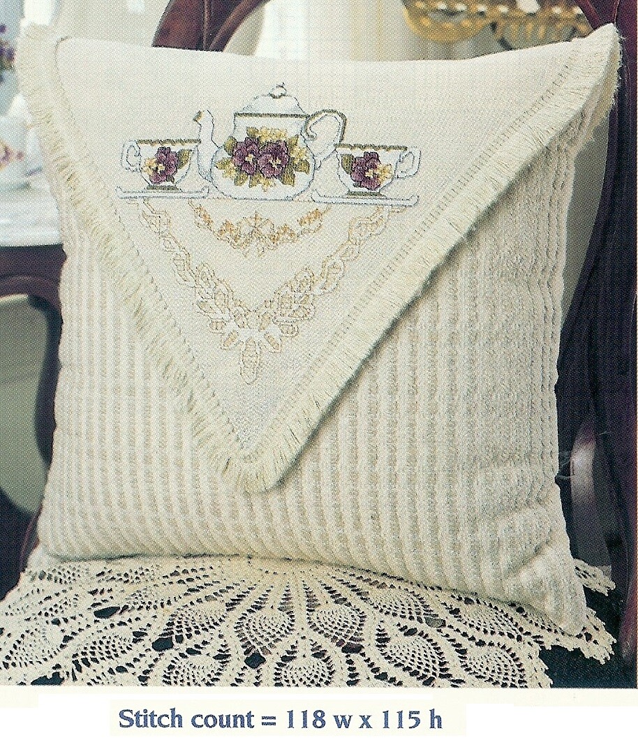 TEA TIME  -   CROSS STITCH PATTERN ONLY    PY - PUV