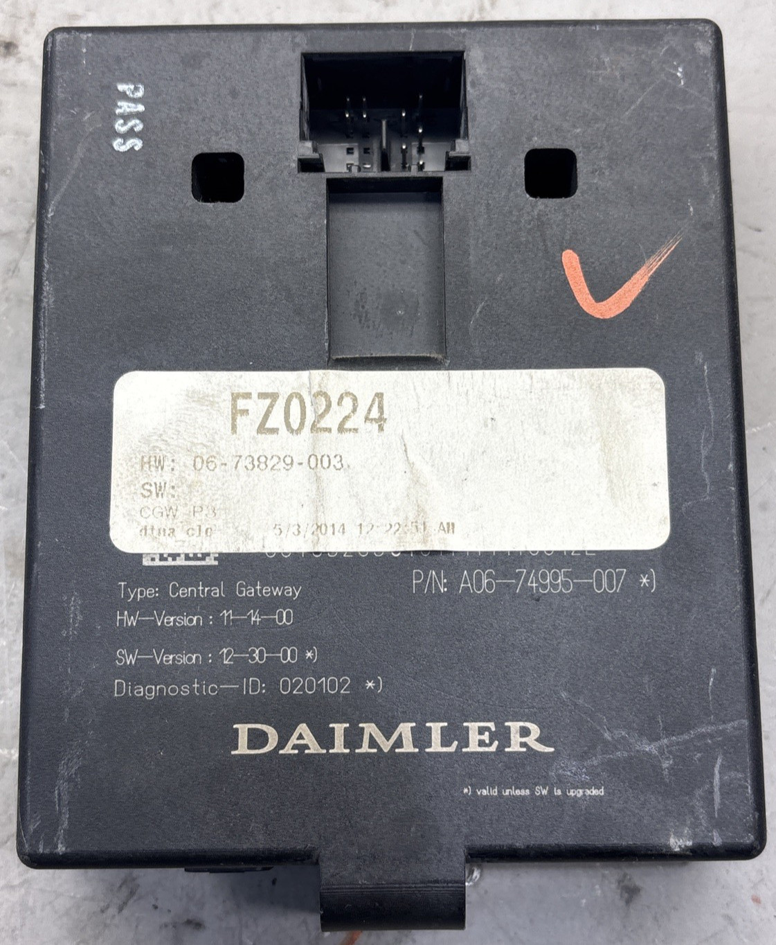 FREIGHTLINER Chassis Electronic Control Module A06-74995-007