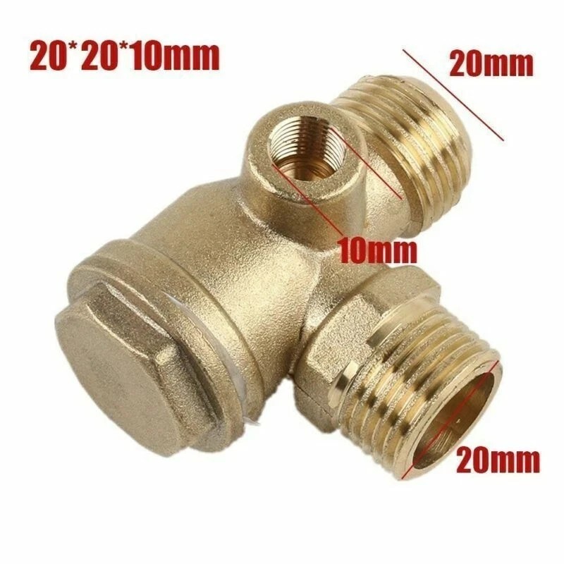 Air Compressor Valve Non-Return Check Valve Spare Parts Tube Connector Tool UK