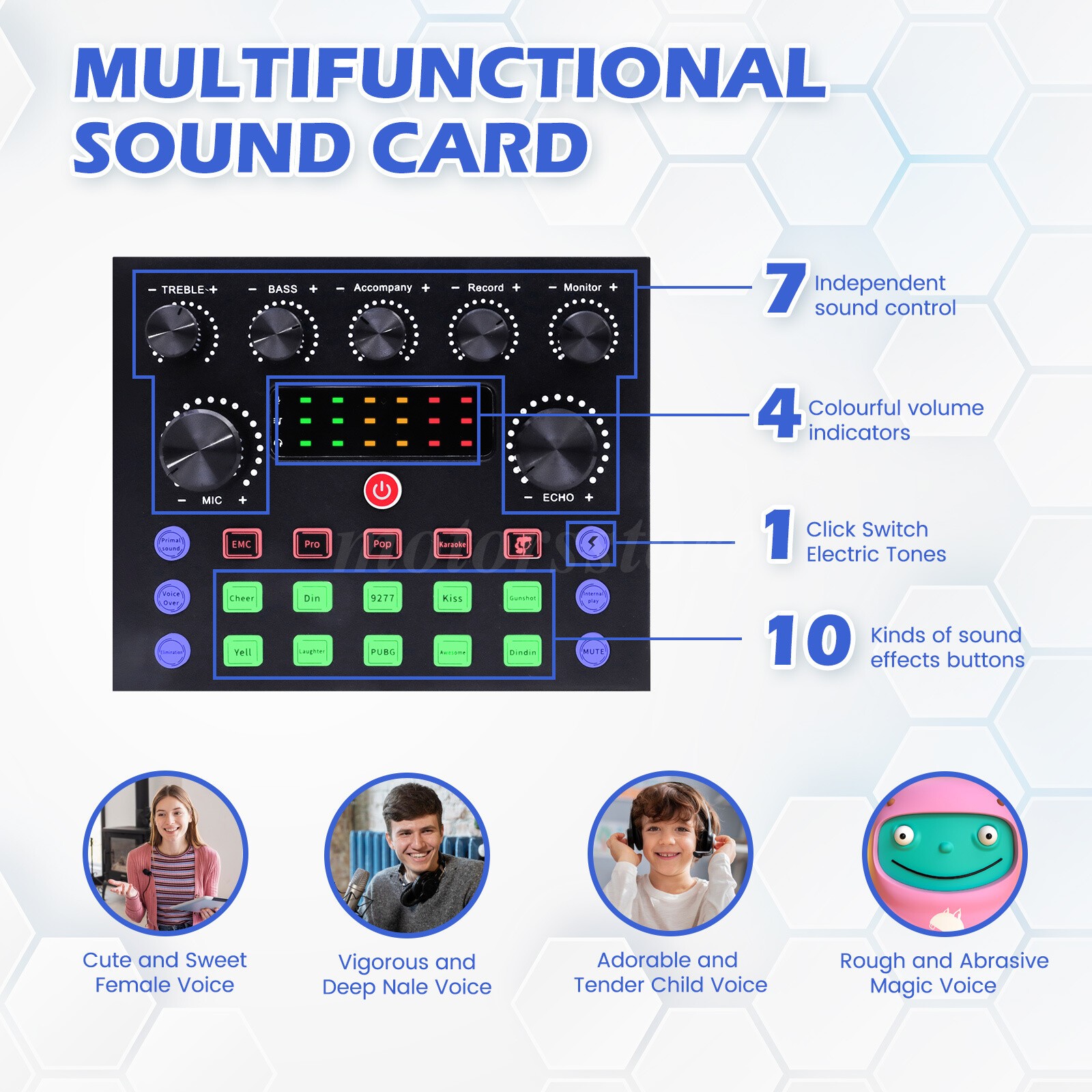 Professional Condenser Microphone Kit Complete Set For Podcast Studio Recording