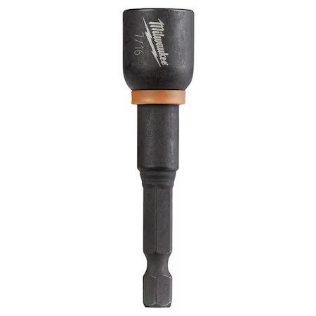 Milwaukee Tool 49-66-0536 Shockwave 2-9/16" Magnetic Nutdriver 7/16" (10 Pk)