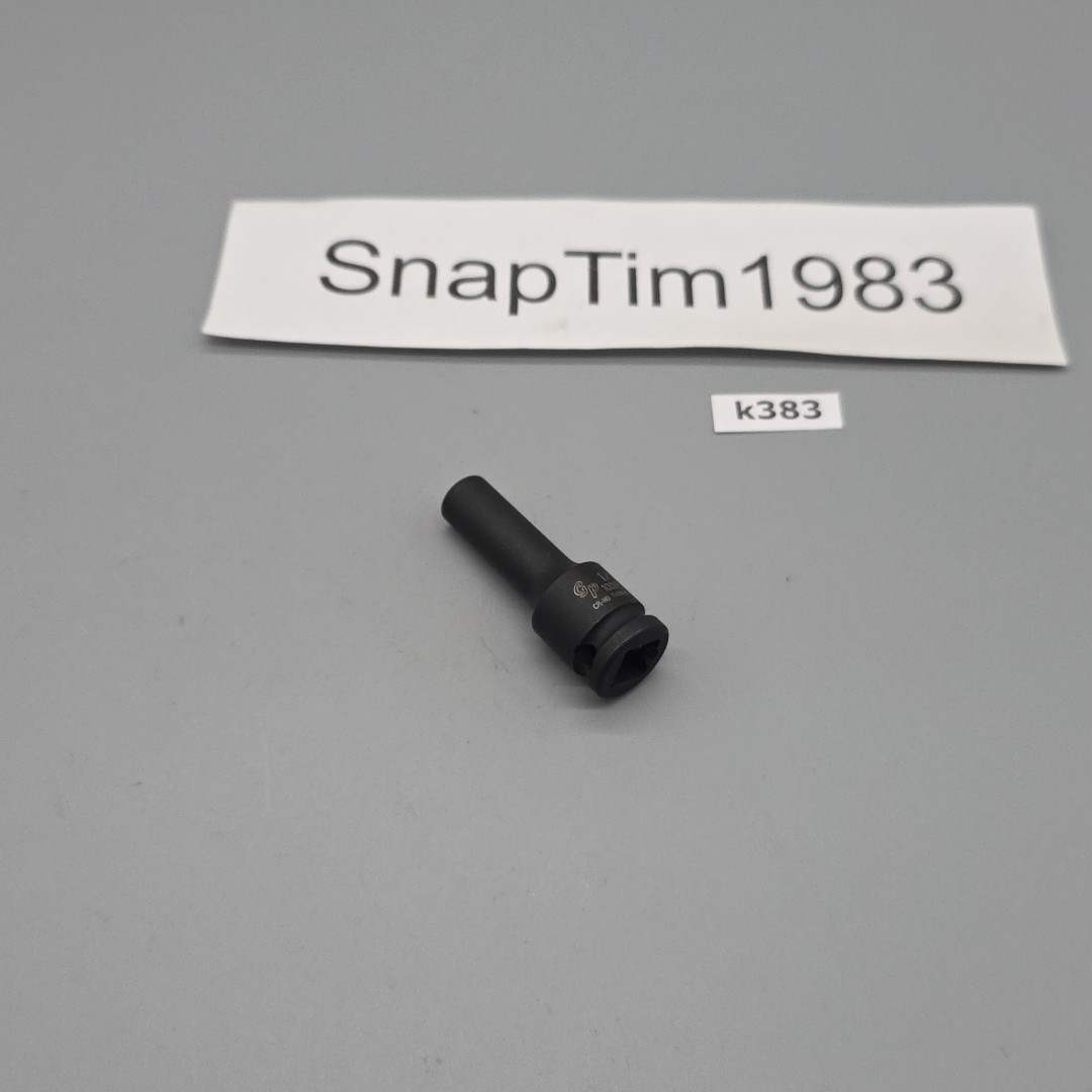 Grey Pneumatic 1008DG 3/8" Drive   1/4" Deep Magnetic Impact Socket, 6 Pt USA