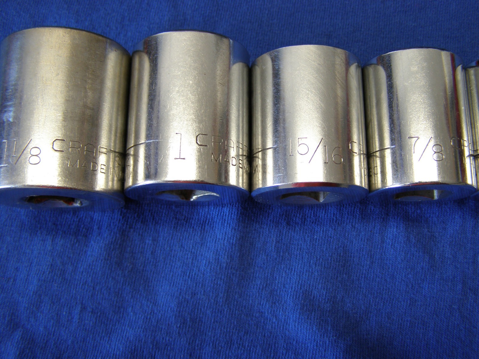 Craftsman 1/2" Drive SAE 12 Piece Socket Set USA Made