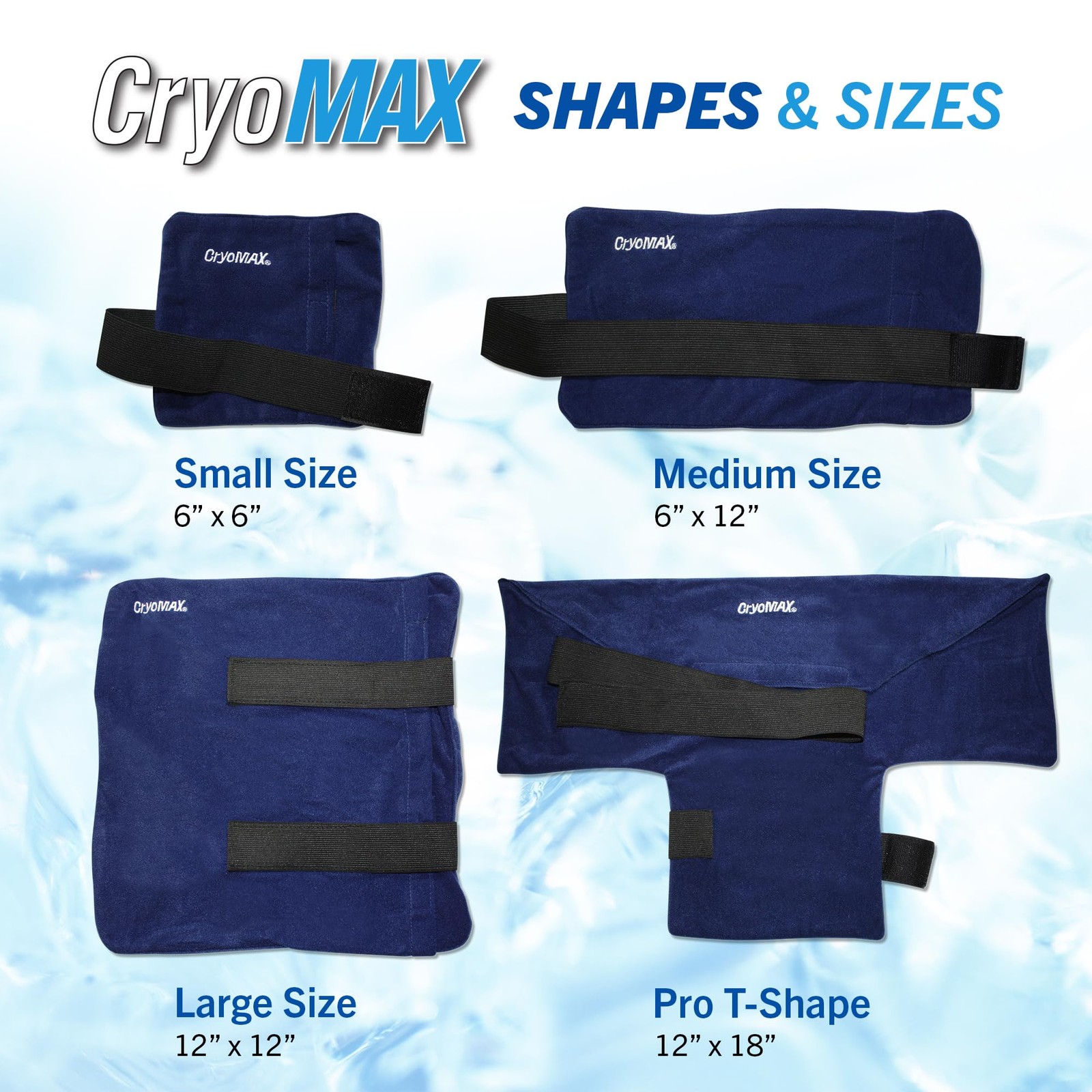 Cold Pack, 8 Hour Reusable Cold Therapy Ice Pack for Elbows, Knees, Neck + Mo...
