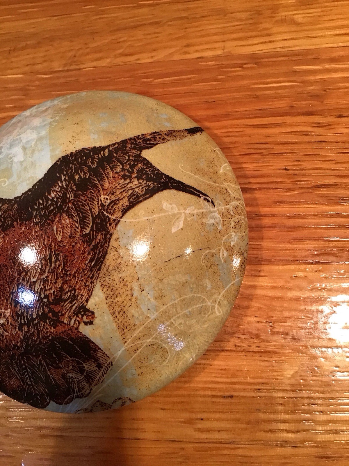 Phoenix Creative Co. Trinket Box Porcelain Bird