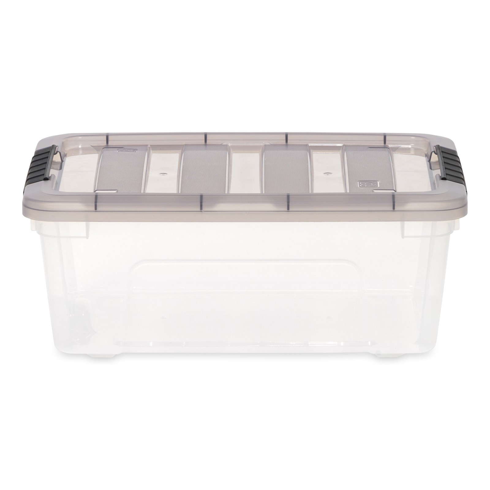 13 Qt. Plastic Storage Bins with Lids, Stackable Storage Containers, 8 Pack