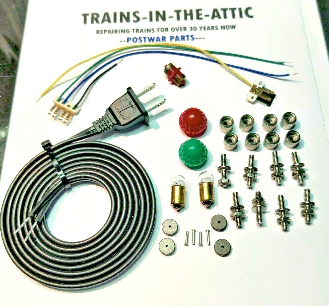 LIONEL ZW & VW TRANSFORMER CORD REBUILD KIT & LIONEL E UNIT REPAIR KIT