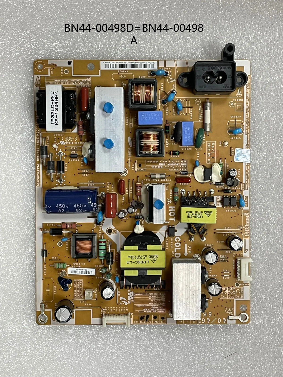 BN44-00498A ,BN44-00498D Power  Board E40EH5300W UN46EH5000FXZA UN46EH5300FXZA