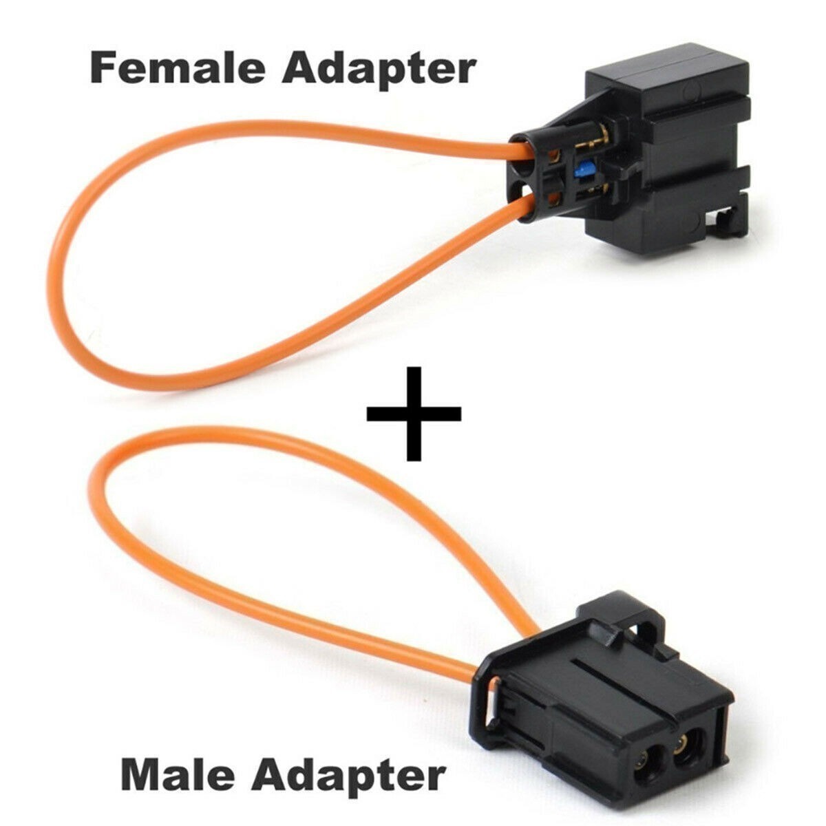 2 PAIR MOST FIBER OPTIC LOOP BYPASS MALE & FEMALE KIT ADAPTER FOR MERCEDES Xloic