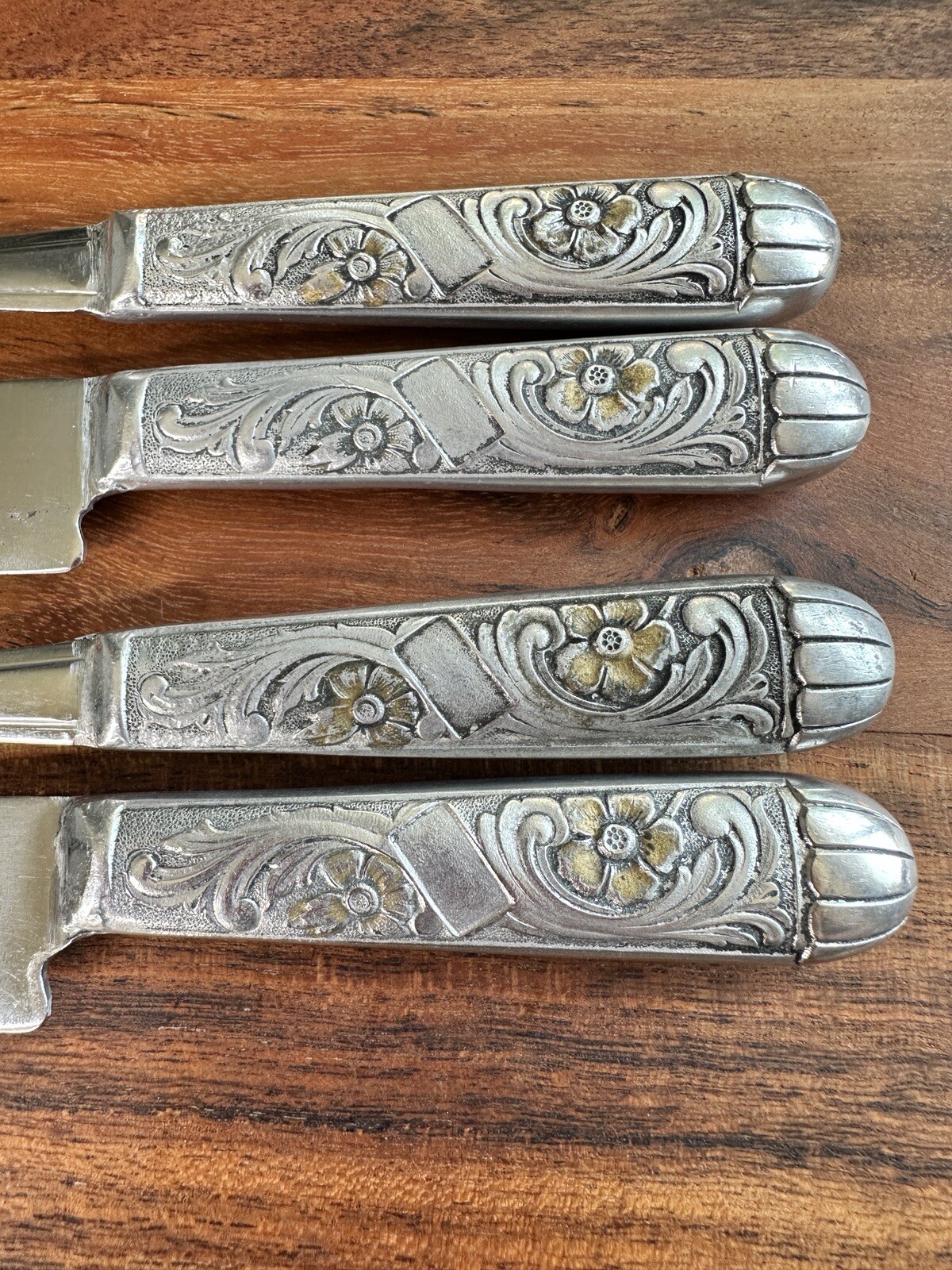 Vintage Argentinian Inoxidable Stainless Steel Silverware Flatware Set