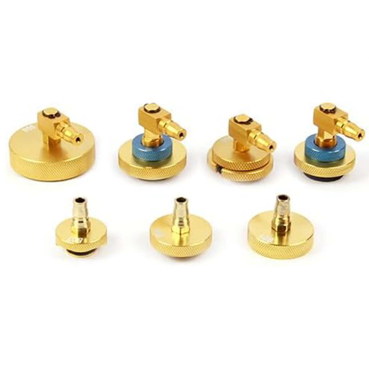 7pcs Brake Bleeder Adapter Kit Master Cylinder Brake Fluid Bleeder Adapter Tool