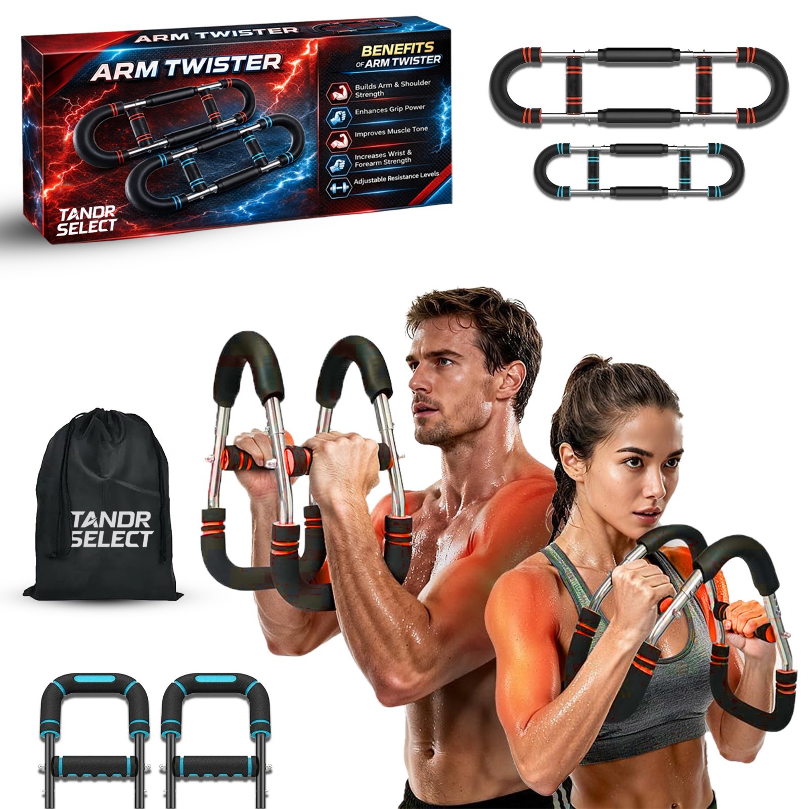 Supreme Gorilla Bar Twister Arm & Chest Trainer for Men Chest And Arm Men Fitnes