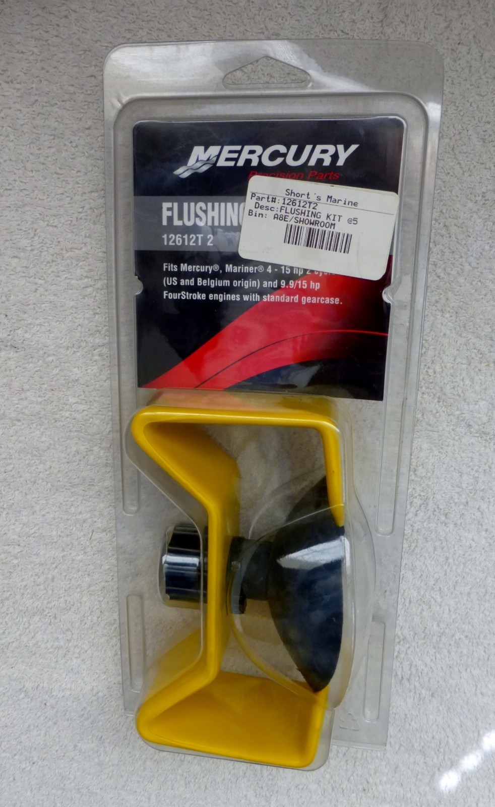 NEW -Mercury Mariner Quicksilver Fresh Water Flushing Kit Outboard Motor 12612T2