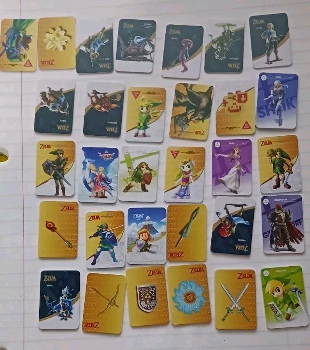 Nintendo Cards Legend of Zelda Mini card Game 32 Pcs miniature